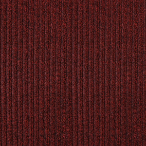 Tapis d'entrée côtelé 1er prix antisalissures & antidérapant - Rouge