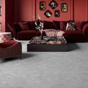 Moquette Pulse Couleur choisie pour une pièce au style feutré et élégant, apportant douceur extrême et confort enveloppant