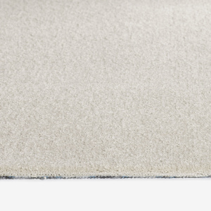 Moquette Kawaii beige nude ultra douce, vue rapprochée de la fibre dense et confortable