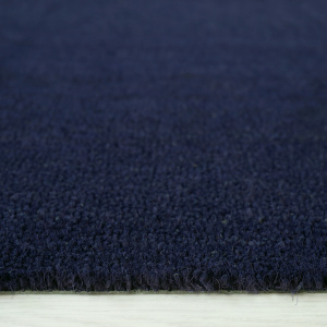 Paillasson - Tapis brosse Coco - Bleu - Ep. 17mm - Tranche