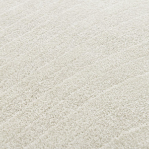 Tapis intérieur - Nazaré - Lignes écru et beige naturel - vue de près