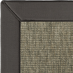 Tapis intérieur / extérieur Nusa écorce ganse anthracite