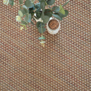 Moquette Tissé Plat - Natté Sumatra - Nature Multicolor - Vue de haut