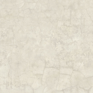 Tapis sur mesure vinyle aspect béton vieilli blanc minéral, finition mate réaliste