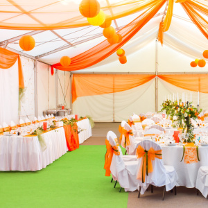 Moquette filmée - Stand Event - Vert pomme - Mariage