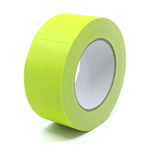 Gaffeur fluo ruban adhésif toilé jaune 50 mm x 25 m haute visibilité