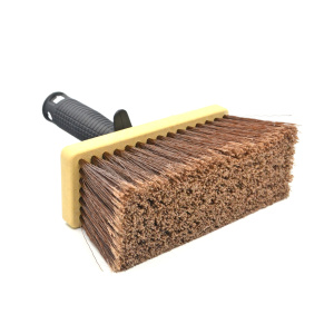 Brosse d'encollage 17 cm avec longue fibre en soie synthétique de 65 mm pour la pose de papier peint 