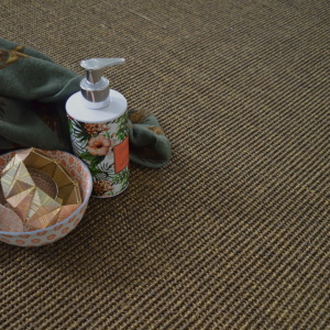 Tapis sur mesure Sisal Yucatan coleur cacao