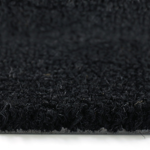 Paillasson - Tapis brosse Coco - Noir - Ep. 23 mm - tranche