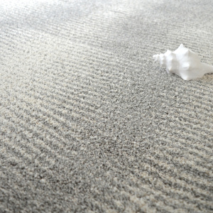 Tapis Nomadic Gris - Dunes de sable - Vue de face