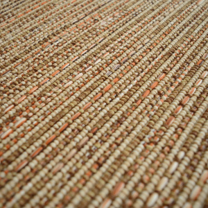 Tapis sur mesure Tissé plat Bornéo nature - gros plan