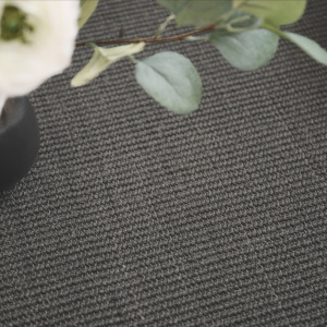 Revêtement sisal Yucatan Gris foncé rendu homogène