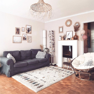 Tapis motif Berbère Solu - Ambiance Salon