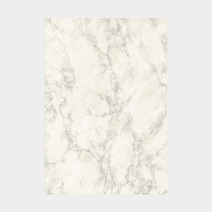 Tapis de salon - Velours marbré clair - Crème