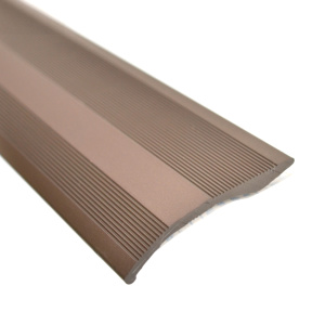 Barre de Seuil de porte Romus adhésif 100 cm - Couvre joint - Alu titane