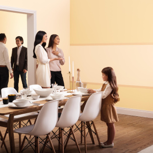 Dulux Valentine Color Resist - Murs&Boiseries - Mat Ivoire - salle à manger