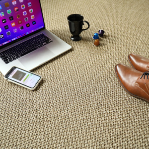 Tapis sur mesure sisal Slow ficelle lin