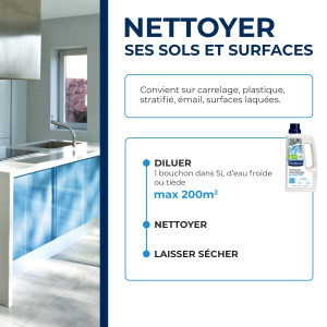 Nettoyant pH neutre Starwax multi usages pour entretien facile des surfaces domestiques