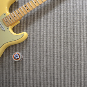 Tapis sur mesure Tissé plat Mahé - Silver - Vue de haut