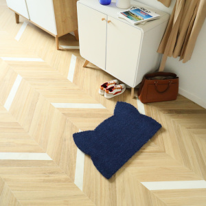 Paillasson Coco Chat Miaou bleu