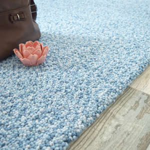 Tapis Billes - Bleu pastel - Tranche