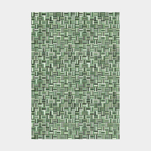 Tapis de jardin Broc Arty tissage vert