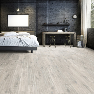 Parquet flottant Stratifié - Chêne Ice Factory - chambre