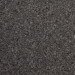Dalle moquette bouclée Anthracite avec détail matière et fibres résistantes