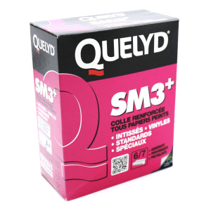 Colle renforcée SM3+ Quelyd tous papiers peints, intissés et vinyles - 300 g