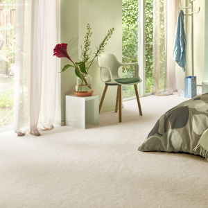 Moquette ultra douce Kawaii crème, sol textile confortable et élégant pour chambre moderne