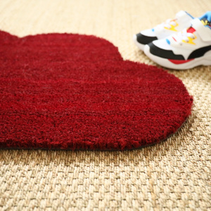 Paillasson coco Nuage rouge - zoom