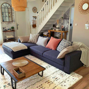 Tapis motif Berbère Nepal - Salon