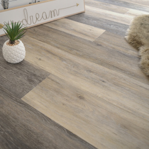 Lame sol vinyle rigide Performance - Clic 5G - Parquet Chêne Brossé Panaché - salon