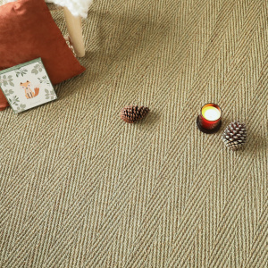 Jonc de mer Assam chevron - vue de loin