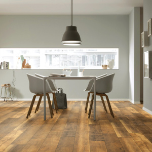 Parquet flottant Stratifié - Cuisine et salle de bain - Lames larges - Chêne Malibu - salle à manger cuisine