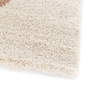 Tapis de salon à motif organique - Sully - Écru - coin