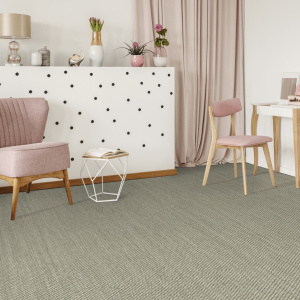 Revêtement sisal Kidara grosses boucles - Nuage - Salon