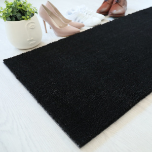 Paillasson - Tapis brosse Coco - Noir - Ep. 17mm - entrée