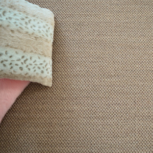 Tapis sur mesure Sisal Kidara grosses boucles orge - Sans perspective