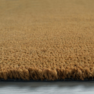 Paillasson - Tapis brosse Coco - Écru - Ep. 23mm - tranche