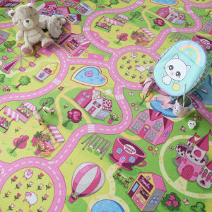 Tapis de jeu sur mesure circuit de voiture shopping