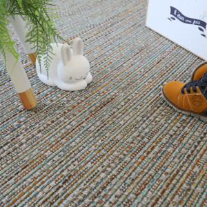 Tapis sur mesure Tissé plat Bornéo - Silver Multicolor