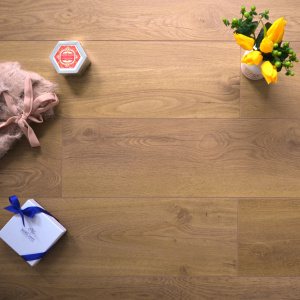Parquet flottant Stratifié KronoSwiss - Chêne Lucerne 5G - vue du dessus