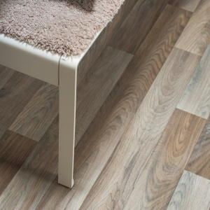 Sol PVC Sol Vinyle First - Imitation parquet Irisé adapté chambre et salon