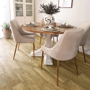 Sol Vinyle Textile Rénove - imitation parquet Forestier - Salle à manger