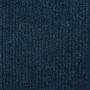 Tapis d'entrée côtelé antisalissures & antidérapant - Bleu 1er prix en gros plan sur la texture