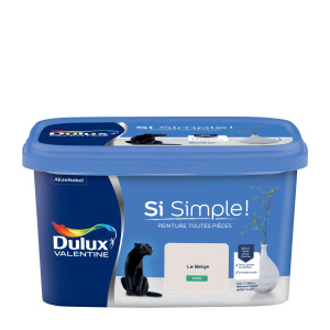 Dulux Valentine Si Simple! - Peinture toutes pièces - Satin Le Beige - étiquette avant