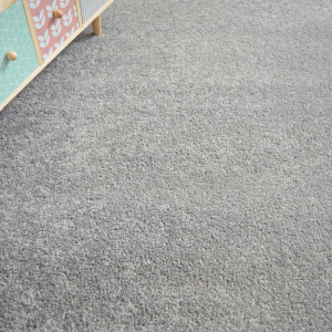 Tapis sur mesure Manège Velours gris éléphant - Vue de près