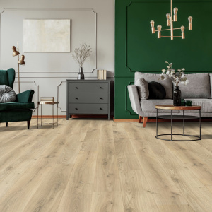 Parquet Stratifié KronoSwiss Chêne Castle AquaPearl - Ambiance salon