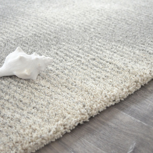 Tapis Nomadic Gris - Dunes de sable - tranche